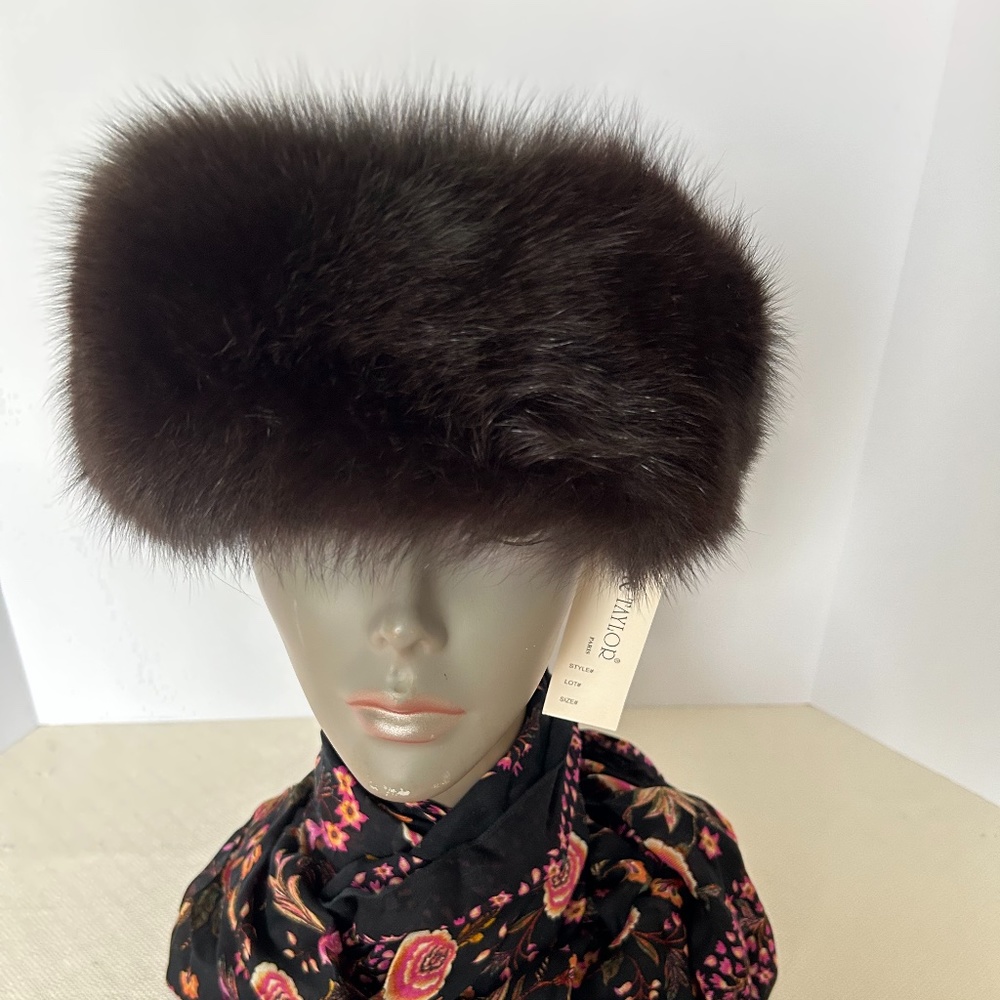 sophisticated fox head band, beautiful gift for the holidays.
